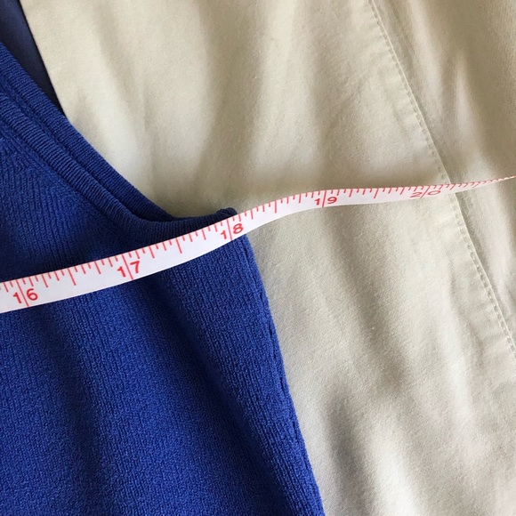 Square Neck Sleeveless Tank Top Blue Large L - Picture 9 of 9